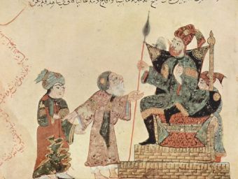 Yahyâ ibn Mahmûd al-Wâsitî - Abû Zayd vor dem Statthalter von Rahba (10. Maqâmât) - 1.000 Teile (Puz