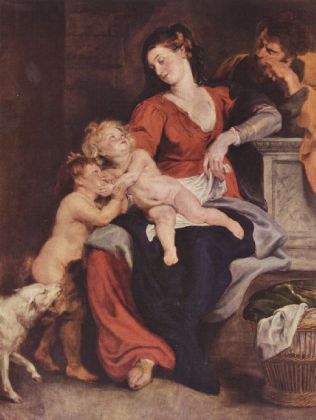 Peter Paul Rubens - Heilige Familie mit dem Korbe - 500 Teile (Puzzle)