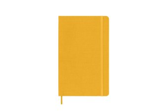 Moleskine Notizbuch - Color, Large/A5, Liniert, Stoffeinband, Orangegelb