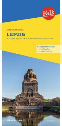 Falk Stadtplan Extra Leipzig 1:22.500