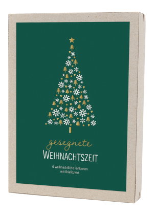Kartenbox Weihnachten - gesegnete Weihnachtszeit