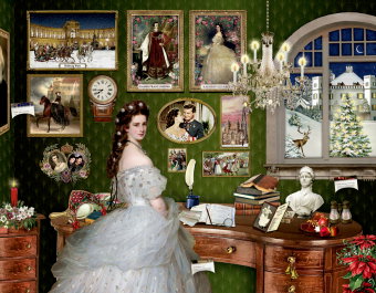 Zettel-Adventskalender - Weihnachten mit Sissi