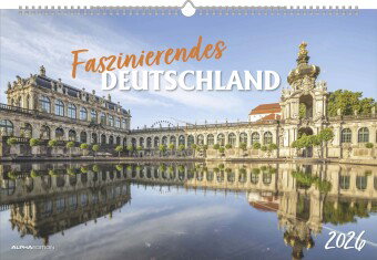 ALPHA EDITION - Faszinierendes Deutschland 2026 - Bildkalender 49,5×33 cm, Wandkalender mit 12 Monat