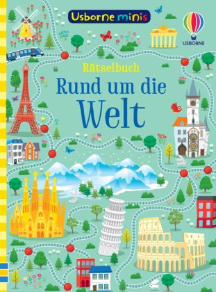 Usborne Minis: Rätselbuch - Rund um die Welt