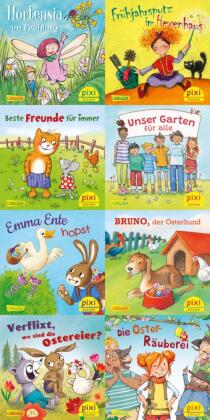 Pixi-8er-Set 302: Pixi im Frühling (8x1 Exemplar), 8 Teile