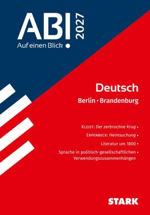 STARK Deutsch - Abi - Auf einen Blick! 2027 Berlin/Brandenburg