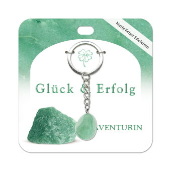 Aventurin Trommelstein Schlüsselanhänger