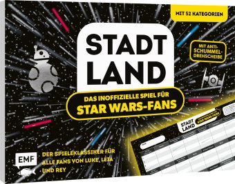 Stadt, Land, das inoffizielle Spiel für Star Wars-Fans - Der Spieleklassiker für alle Fans von Luke,