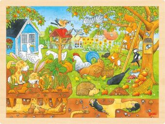Unser Garten über und unter der Erde (Kinderpuzzle)