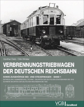 Verbrennungstriebwagen der Deutschen Reichsbahn sowie zugehörige Bei- und Steuerwagen. .1