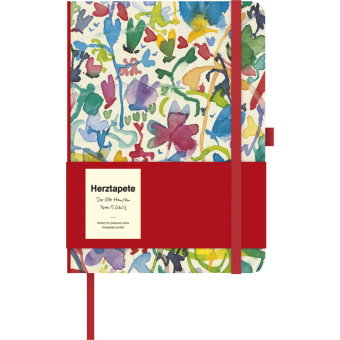 teNeues - Herztapete Wallpaper Notizbuch - 16x22 cm von Peter T. Schulz ("Der olle Hansen") | Design