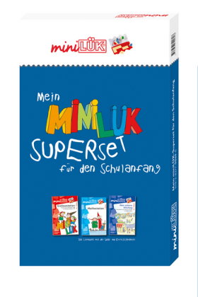 Mein miniLÜK-Superset für den Schulanfang: Deutsch, Mathematik, Verkehrserziehung
