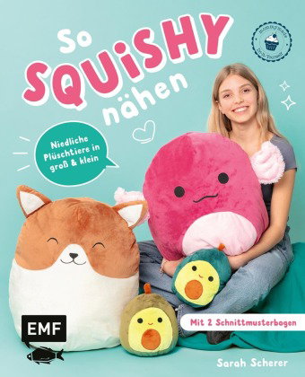 So squishy nähen: Niedliche Plüschtiere in groß und klein für Squishmallow-Fans mit @mommymade