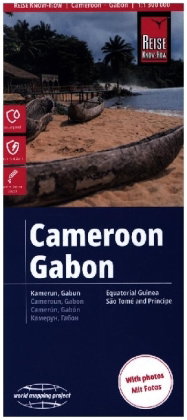 Reise Know-How Landkarte Kamerun, Gabun | Cameroon, Gabon (1:1.300.000)
