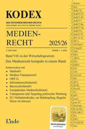 KODEX Medienrecht 2025/26