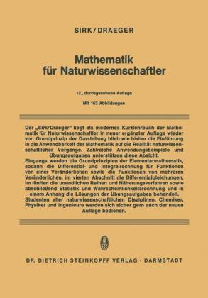 Mathematik für Naturwissenschaftler
