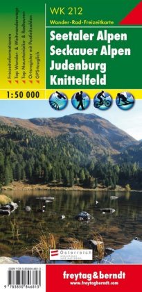 Freytag & Berndt Wander-, Rad- und Freizeitkarte Seetaler Alpen, Seckauer Alpen, Judenburg, Knittelf