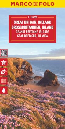 MARCO POLO Reisekarte Großbritannien, Irland 1:850.000
