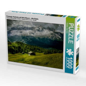 Pralongia Hochalm mit Sella Massiv - Alta Badia (Puzzle)