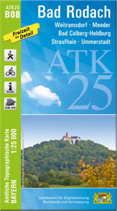 ATK25-B08 Bad Rodach (Amtliche Topographische Karte 1:25000)