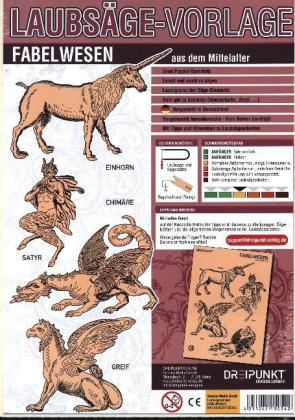 Laubsägevorlage Fabelwesen