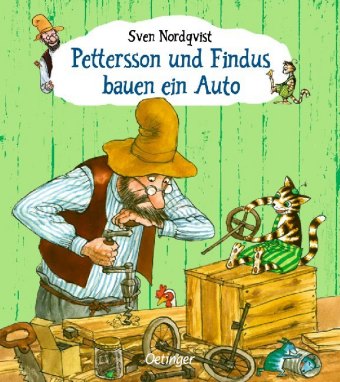Pettersson und Findus bauen ein Auto