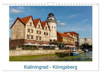 Kaliningrad - Königsberg (Wandkalender 2024 DIN A4 quer), CALVENDO Monatskalender