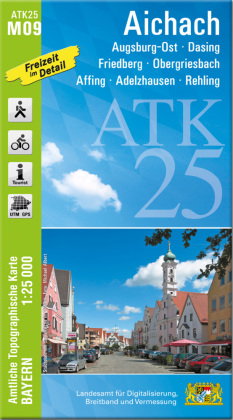 ATK25-M09 Aichach (Amtliche Topographische Karte 1:25000)