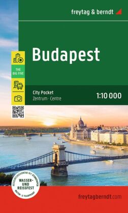 freytag & berndt Innenstadtplan Budapest 1:10.000