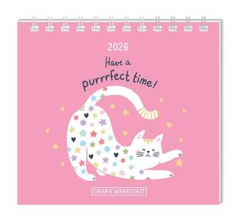 Mini-Kalender 2026 Have a purrrfect time!