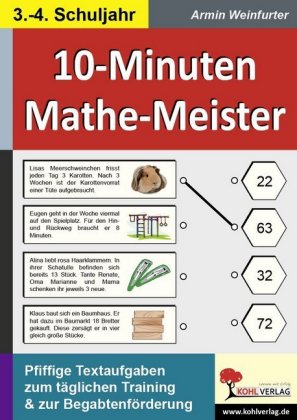 10-Minuten-Mathe-Meister / Klasse 3-4