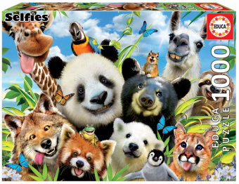Tierfreunde Selfie (Puzzle)