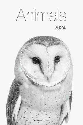 Animals 2024 - Foto-Kalender - Poster-Kalender - 33x49,5 - Tiere