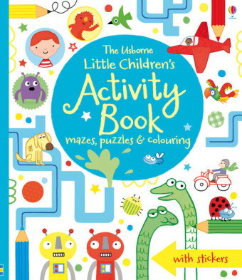 Little Children's Activity Book mazes, puzzles, colouring & other activities