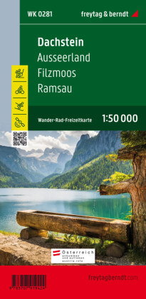 Dachstein, Wander-, Rad- und Freizeitkarte 1:50.000, freytag & berndt, WK 0281