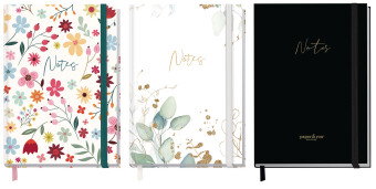 paper&you Notizbuch kariert A6+