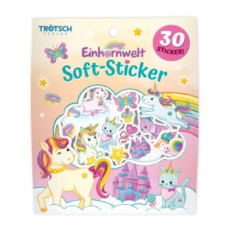 TRÖTSCH - Soft-Sticker Einhornwelt