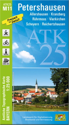 ATK25-M11 Petershausen (Amtliche Topographische Karte 1:25000)