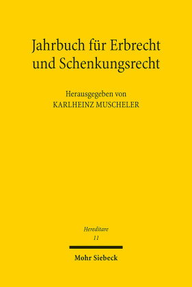 Jahrbuch für Erbrecht und Schenkungsrecht
