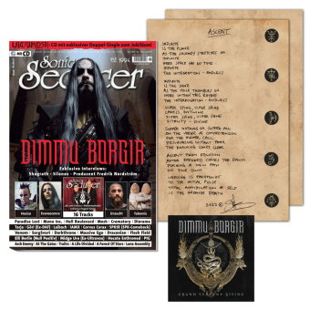 Sonic Seducer 05-2026 Dimmu Borgir Kunstdruck, handschriftliche Lyrics