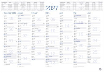 Tafelkalender A5 2027