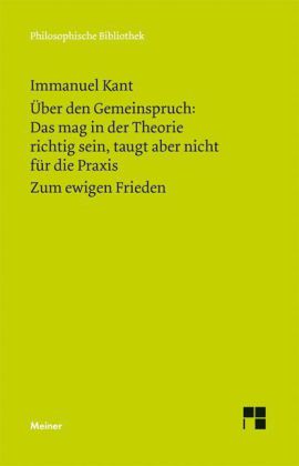 Über den Gemeinspruch: Das mag in der Theorie richtig sein, taugt aber nicht für die Praxis. Zum ewi