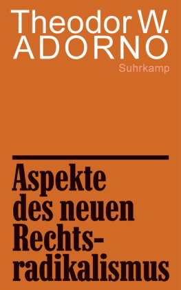 Aspekte des neuen Rechtsradikalismus