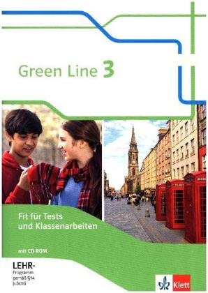 Green Line 3 - Fit für Tests und Klassenarbeiten, Arbeitsheft mit Lösungsheft und CD-ROM Klasse 7