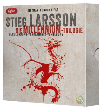 Die Millennium-Trilogie, 9 Audio-CD, 9 MP3