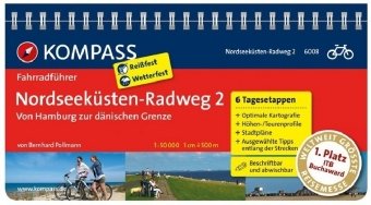 KOMPASS Fahrradführer Nordseeküsten-Radweg 2 - Von Hamburg zur dänischen Grenze. Tl.2