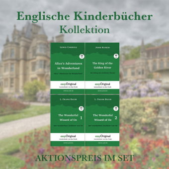 Englische Kinderbücher Kollektion (Bücher + 4 MP3 Audio-CDs) - Lesemethode von Ilya Frank - Zweispra