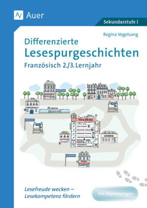 Diff. Lesespurgeschichten Französisch Lernjahr 2-3