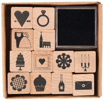 Stempel-Set Hochzeit