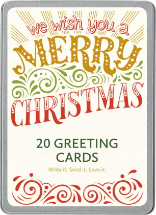 We Wish You a Merry Christmas Postkarten VE 20